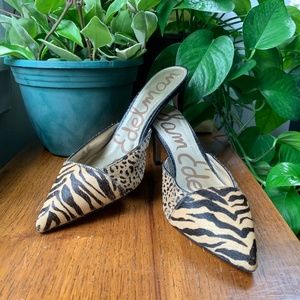 Sam Edelman Odelia Tiger Mule/Slide Pumps | US 8.5